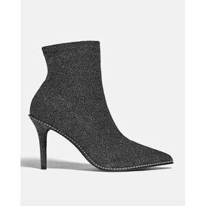 COACH Whitny Booties Sparkly Silver Size 7